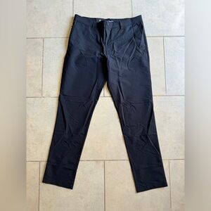 Banana Republic Pants Mens 36X34 black Dress Flat‎ Front Straight Leg